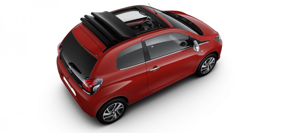 Photo  Peugeot 108 I Top Cabrio Rouge Scarlet