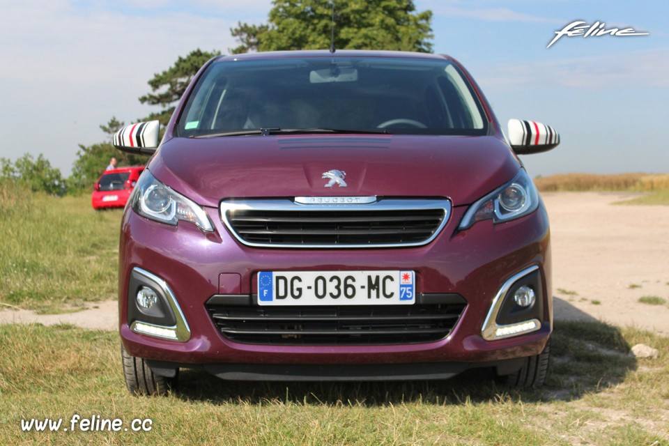 Photo essai Peugeot 108 Allure Red Purple