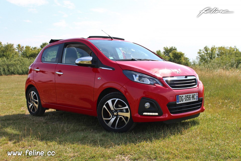 Photo essai Peugeot 108 Active Top Rouge Scarlet