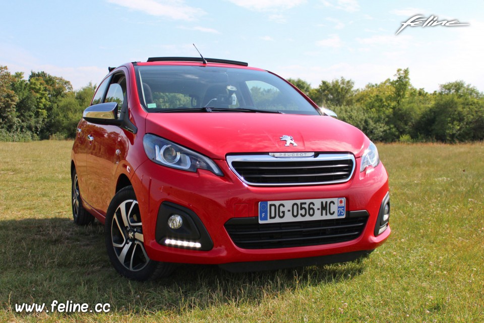 Photo essai Peugeot 108 Active Top Rouge Scarlet