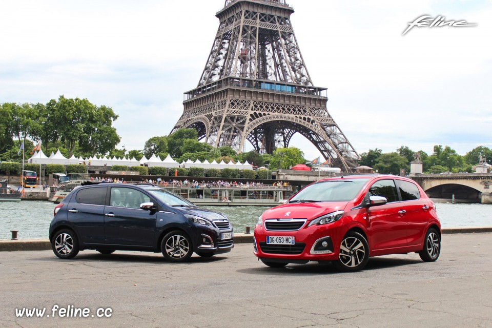 Photo essai Peugeot 108 Allure Top Bleu Smalt et 108 Allure Top