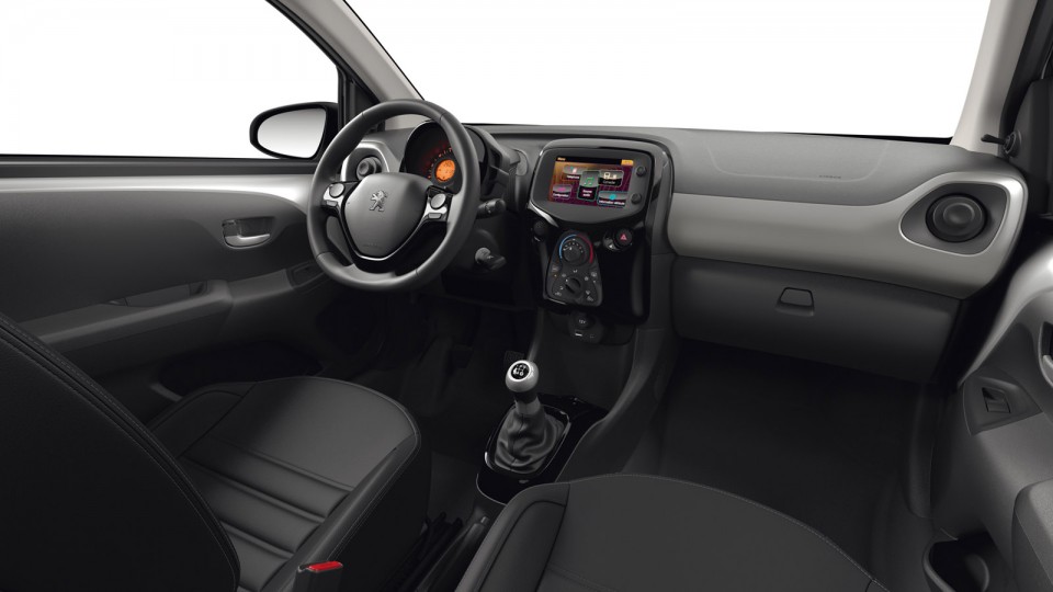 Intérieur Cuir Noir Mistral Peugeot 108 I