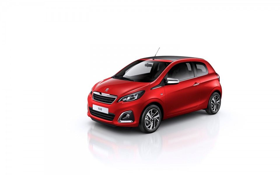 Photo Peugeot 108 Top Rouge Scarlet