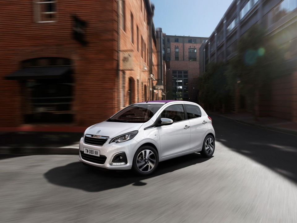 Photo Peugeot 108 Top Blanc Lipizan