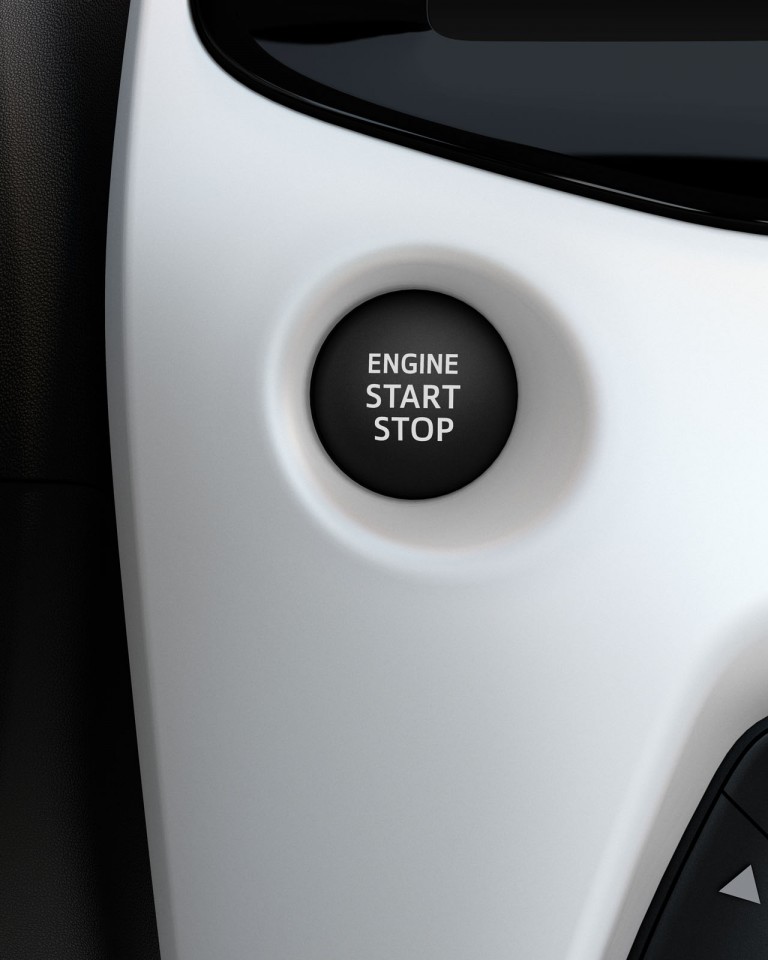 Photo bouton start stop ADML Peugeot 108