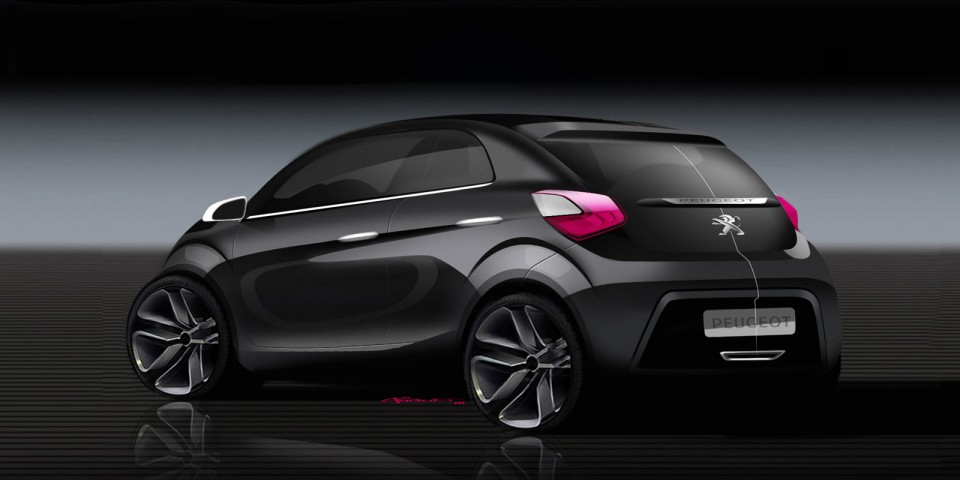 Photo design sketch Peugeot 108