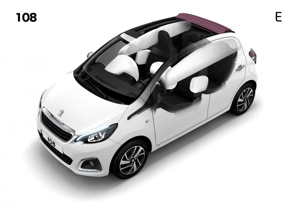 Photo airbags Peugeot 108