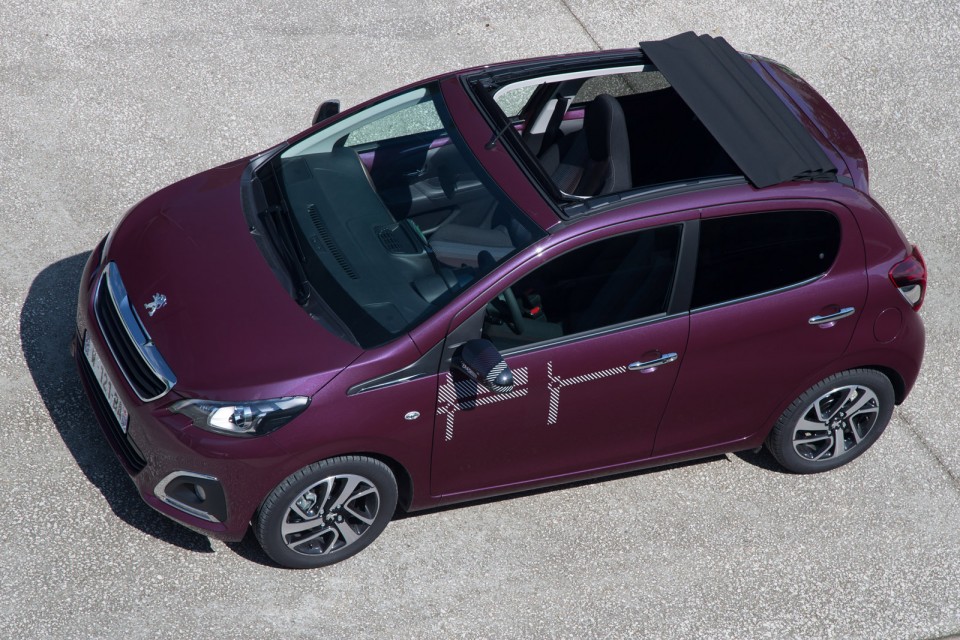 Photo statique Peugeot 108 Allure Top ! Red Purple