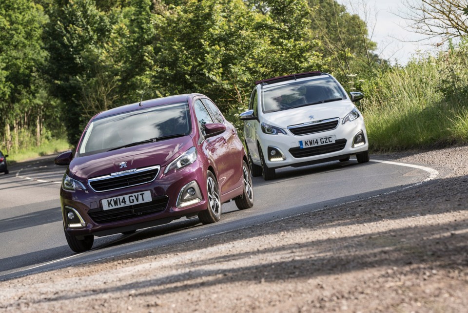 Photo officielle Peugeot 108 (UK)