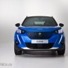 Photo face avant Peugeot e-2008 II GT Bleu Vertigo (2019)