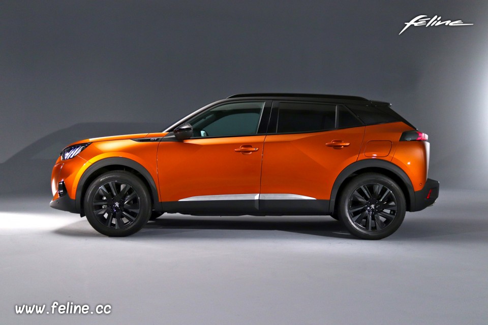 Photo profil Peugeot 2008 II GT Orange Fusion (2019)