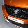 Photo calandre avant Peugeot 2008 II GT Orange Fusion (2019)