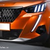 Photo signature lumineuse Peugeot 2008 II GT Orange Fusion (2019