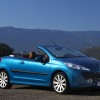 Photo 3/4 avant cabriolet Peugeot 207 CC Bleu Neysha phase 1 (2007) - 1-017