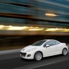 Photo 3/4 avant route Peugeot 207 CC Blanc Banquise phase 2 (2009) - 1-008