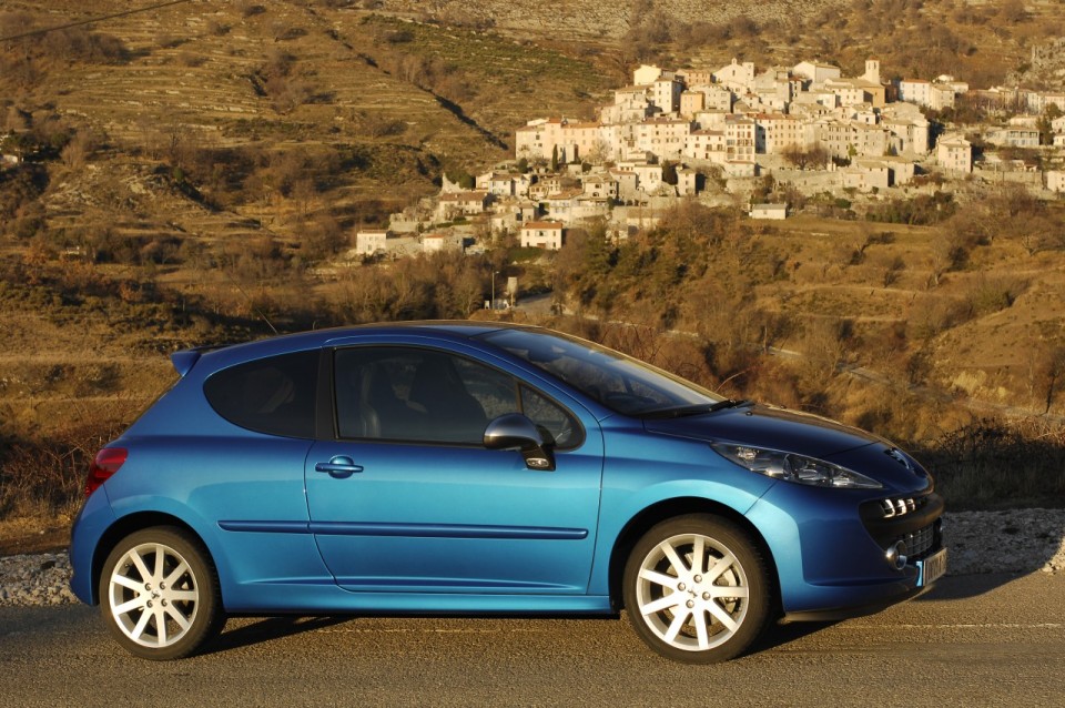 Photo profil Peugeot 207 RC Bleu Récife phase 1 (2007) - 1-007