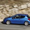 Photo profil dynamique Peugeot 207 RC Bleu Récife phase 1 (2007) - 1-009