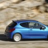 Photo route Peugeot 207 RC Bleu Récife phase 1 (2007) - 1-010