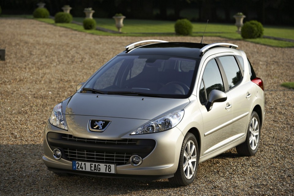 Photo officielle Peugeot 207 SW Gris Cendré phase 1 (2007) - 1-004