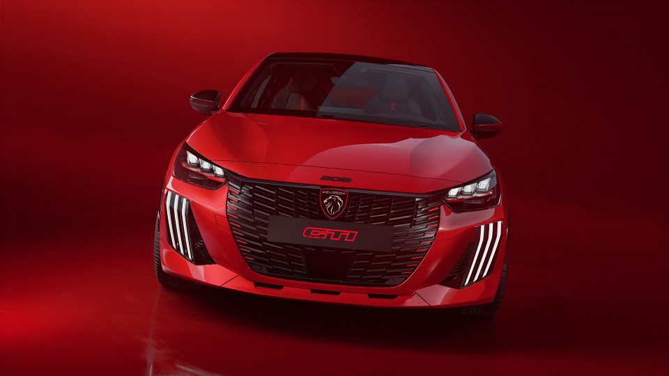 Photo face avant Peugeot e 208 GTi II (2025)