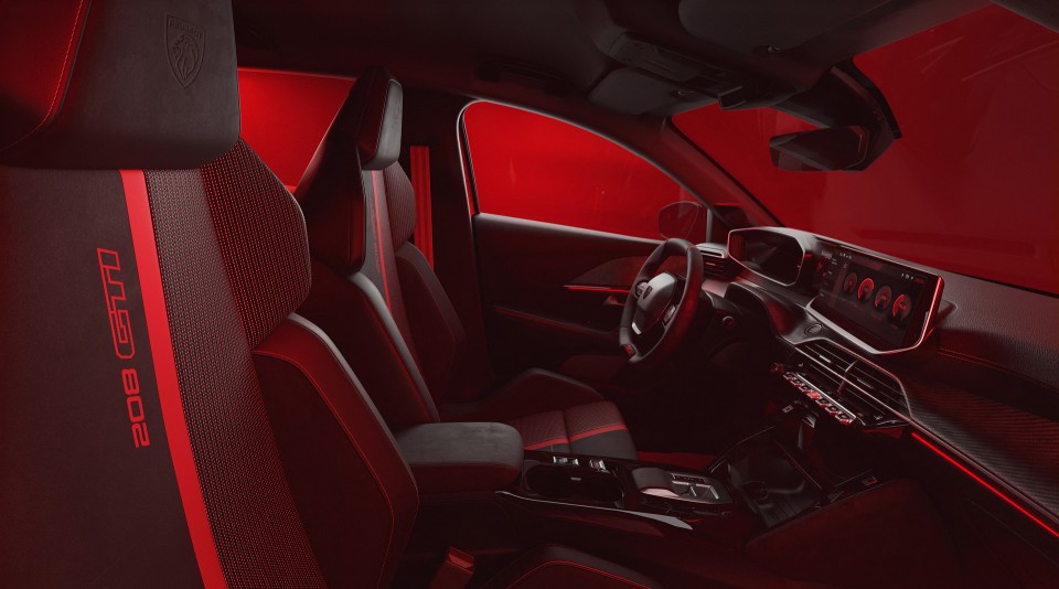 Photo sièges avant Peugeot e 208 GTi II (2025)