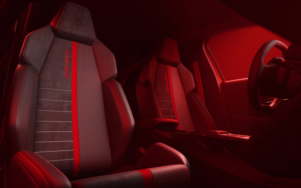 Photo sièges baquet Peugeot e 208 GTi II (2025)