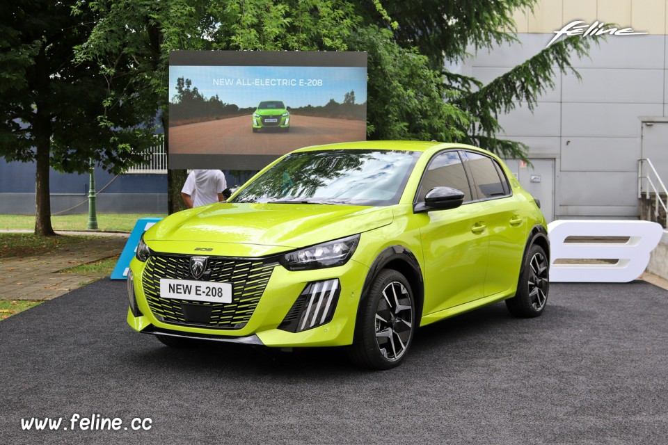 Photo Peugeot e-208 II restylée - Présentation officielle (2023)