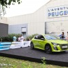 Photo présentation officielle Peugeot e-208 II restylée (2023)