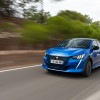 Photo officielle Peugeot e-208 GT Bleu Vertigo - Essais presse 2