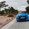 Photo officielle Peugeot e-208 GT Bleu Vertigo - Essais presse 2