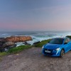 Photo officielle Peugeot e-208 GT Bleu Vertigo - Essais presse 2