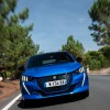 Photo officielle Peugeot e-208 GT Bleu Vertigo - Essais presse 2