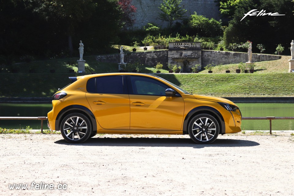 Photo profil Peugeot 208 II GT Line Jaune Faro (2019)