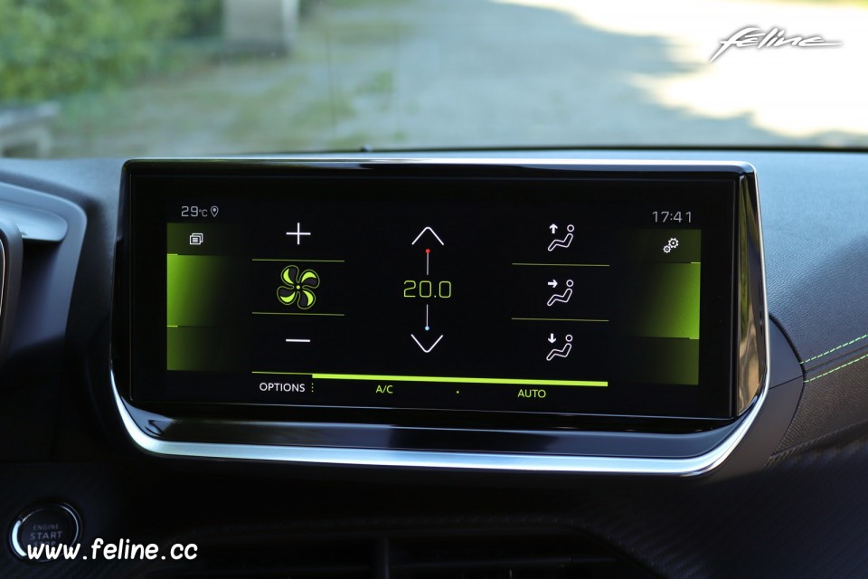 Photo climatisation écran tactile Peugeot 208 II GT Line (2019)