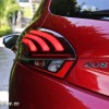 Photo feu arrière LED Peugeot 208 I Allure Rouge Elixir (2018)