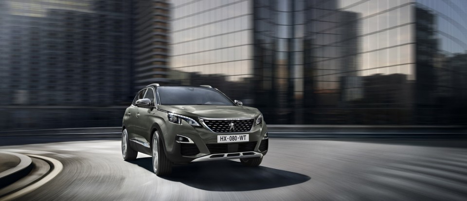 Photo officielle Peugeot 3008 GT Gris Amazonite (2016)