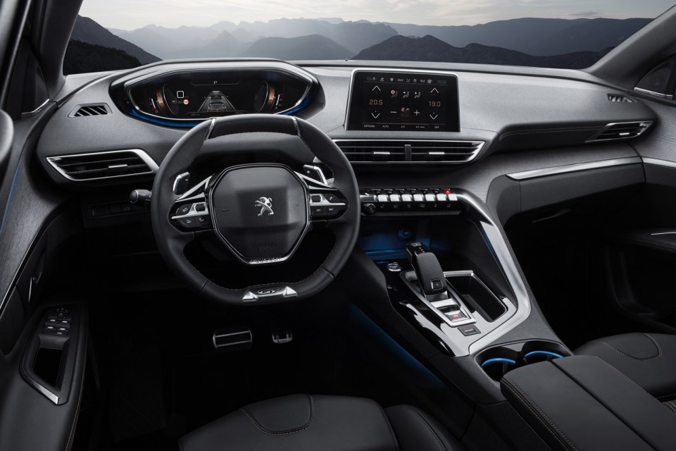 Photo intérieur i-Cockpit Peugeot 3008 GT (2016)