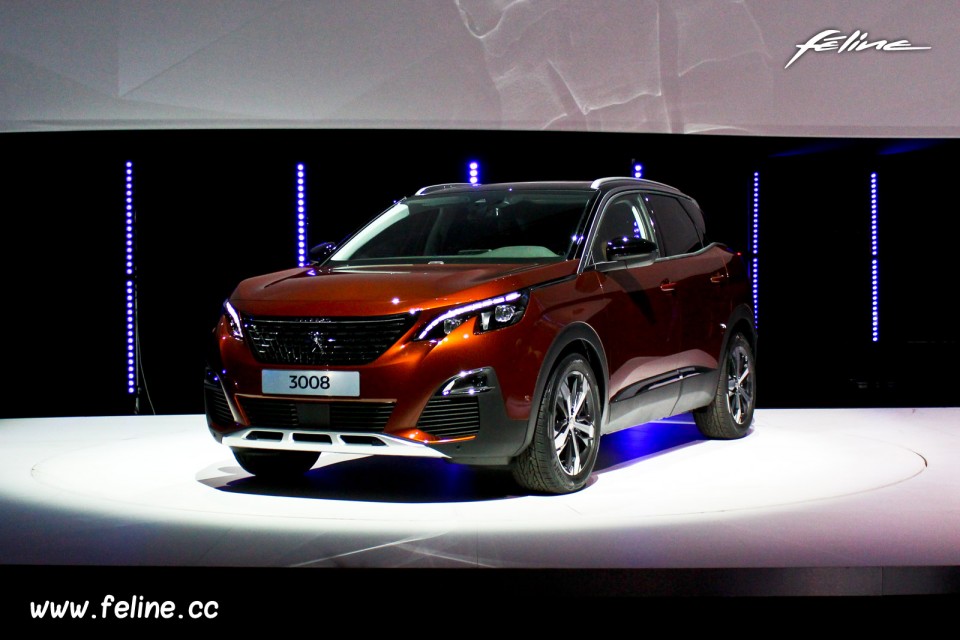 Photo nouvelle Peugeot 3008 II Orange Cuprite - Présentation of