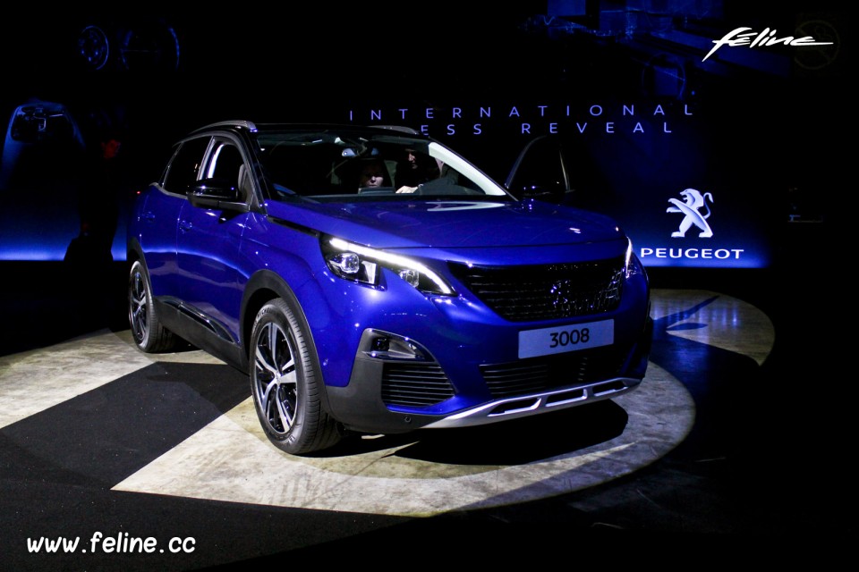 Photo Peugeot 3008 II Bleu Magnetic - Présentation officielle (