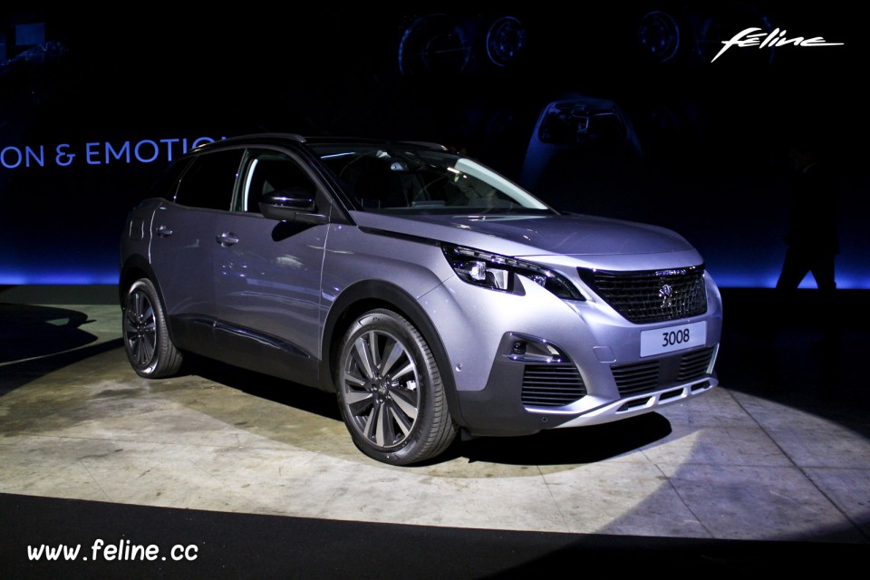 Photo Peugeot 3008 II Gris Artense - Présentation officielle (M