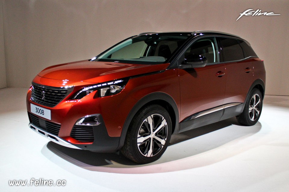 Photo profil Peugeot 3008 II Cuprite - Présentation officielle