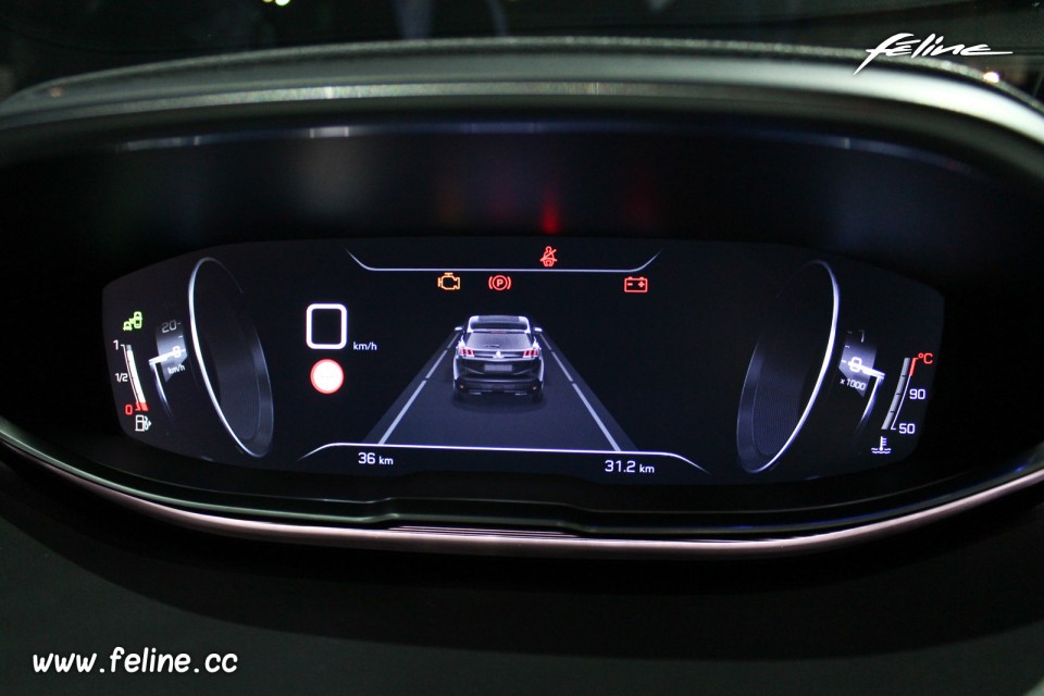 Photo combiné numérique i-Cockpit Peugeot 3008 II - Présentat