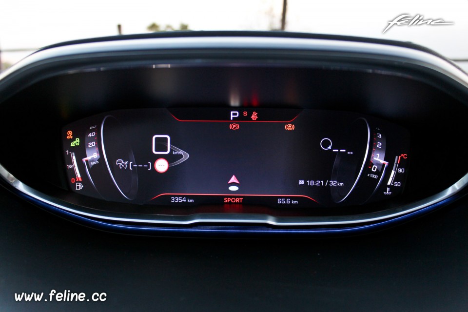 Photo mode Navigation combiné numérique HD Peugeot 3008 II (20