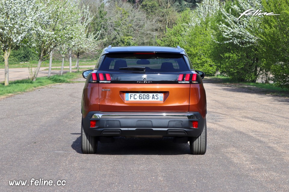 Photo face arrière Peugeot 3008 II Allure PureTech 130 EAT8 (20