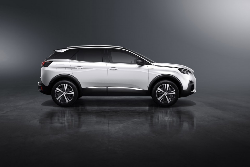 Photo officielle profil Peugeot 3008 GT Line (2016)