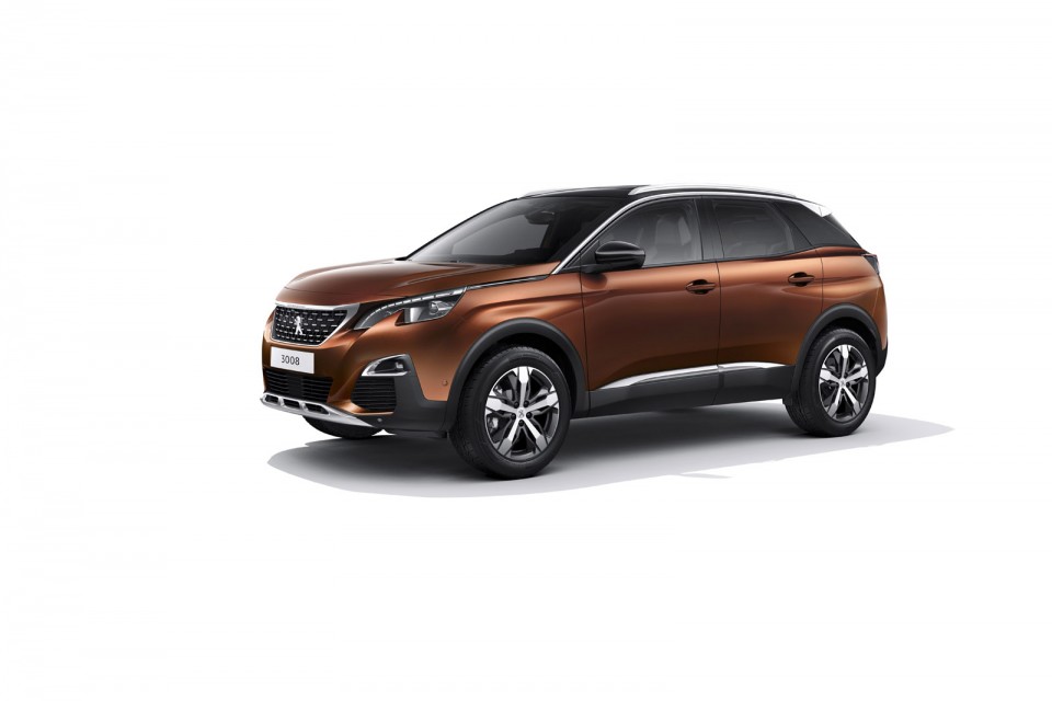 Photo 3/4 avant Peugeot 3008 II (2016)