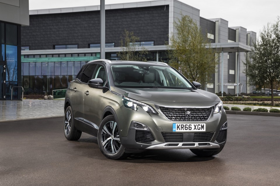Photo officielle Peugeot 3008 II Allure Gris Amazonite (UK)