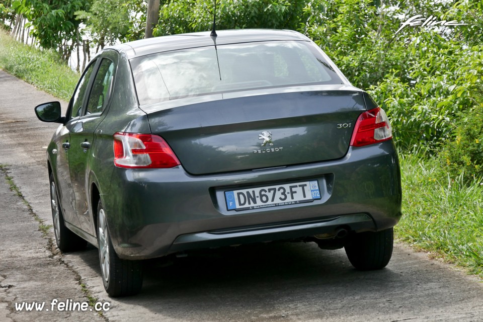 Photo face arrière Peugeot 301 Active 1.6 HDi 92 (2016)