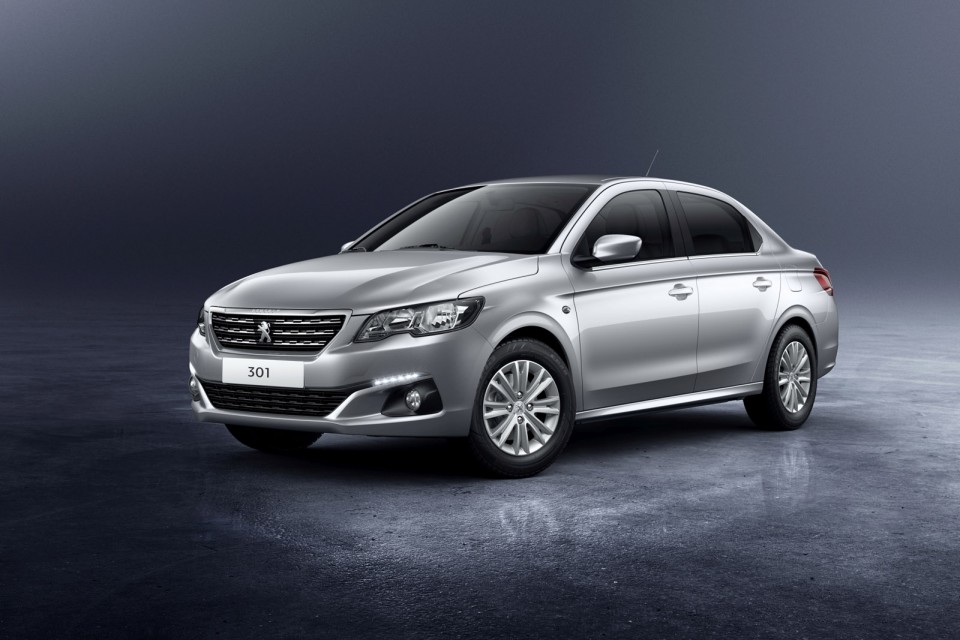 Photo officielle Peugeot 301 I restylée (2016)