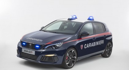 Photos Peugeot 308 GTi Carabinieri